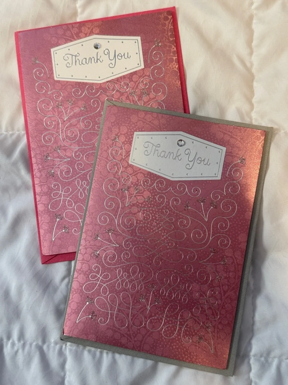🌻 Bundle of 2 Hallmark Thank You Cards